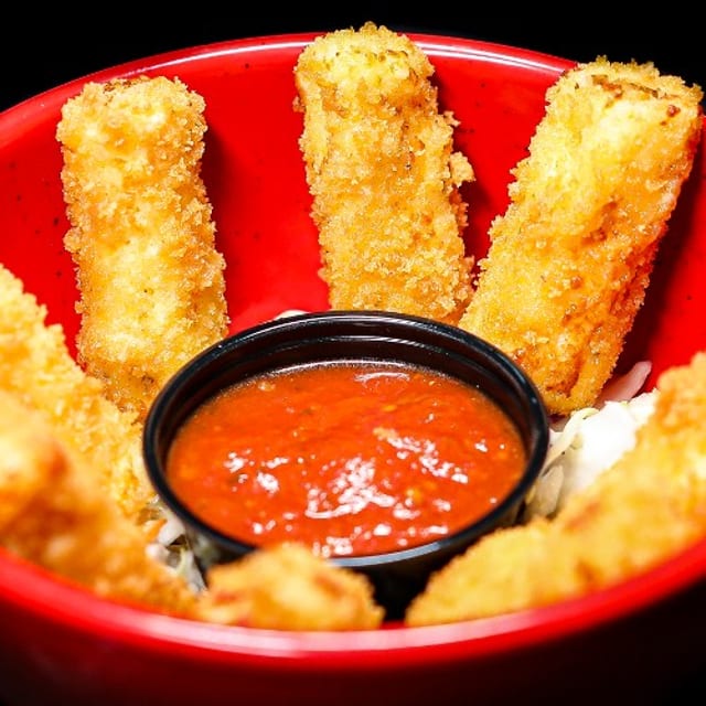 Fried Cheese Sticks.