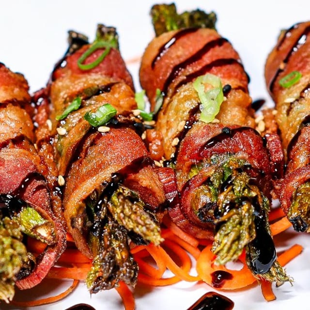 Bacon Wrapped Asparagus.