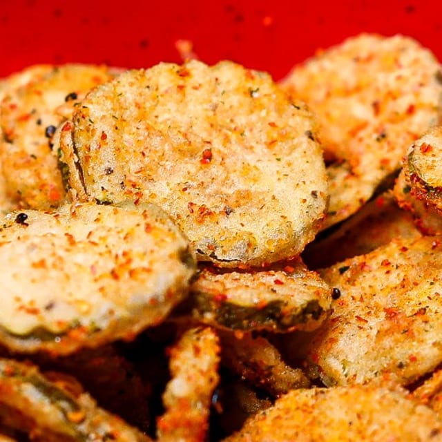 Spicy Fried Pickles.